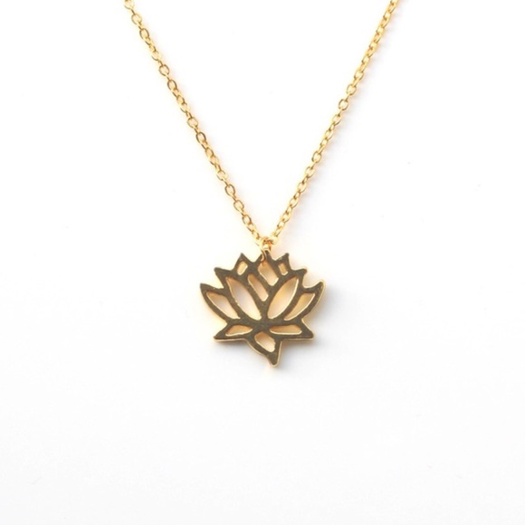 Jewelry - Gold Lotus Flower Necklace